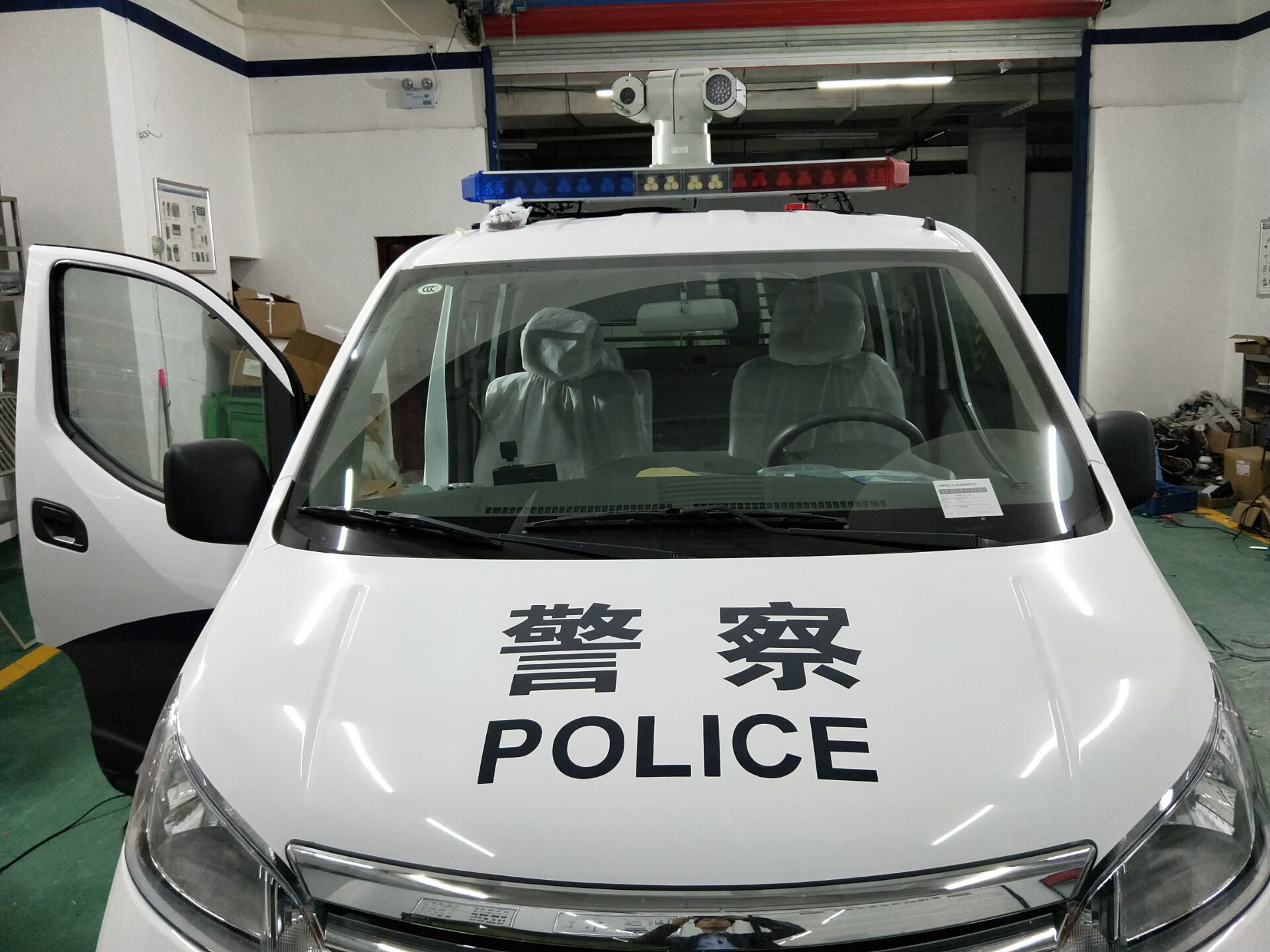 郑州市金水区公安局执法巡逻车安装效果